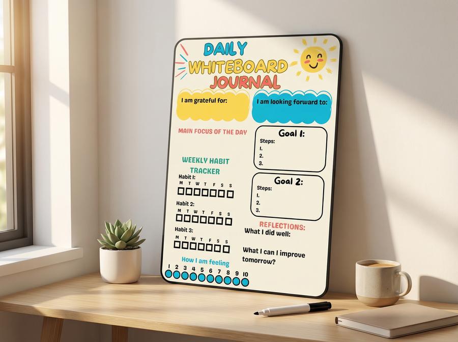 Daily Whiteboard Journal