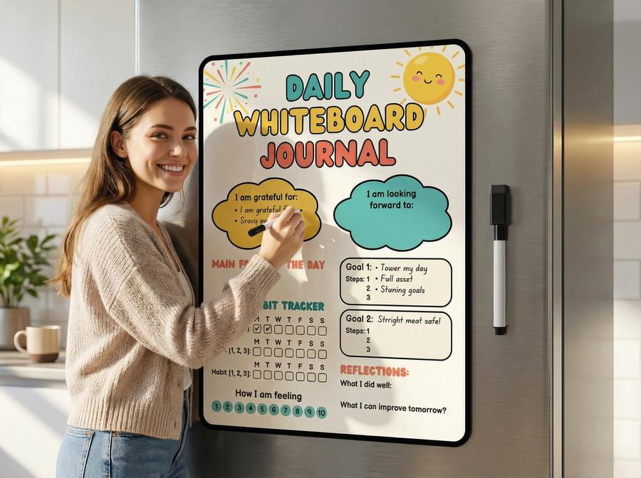 Daily Whiteboard Journal